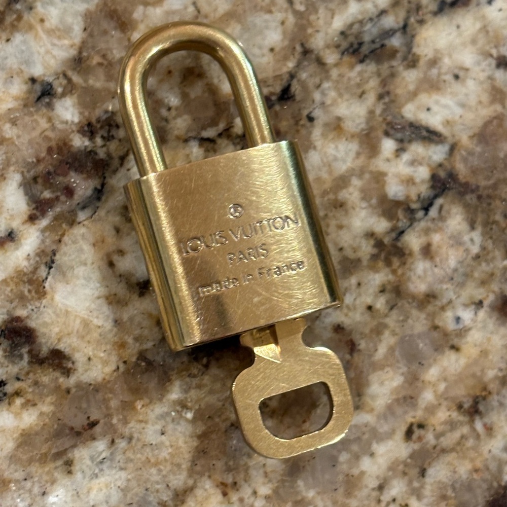 Louis Vuitton lock and key